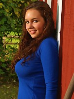 Breath taking super sweet teen model with jumbo natural delicious mountains shows her hot body off